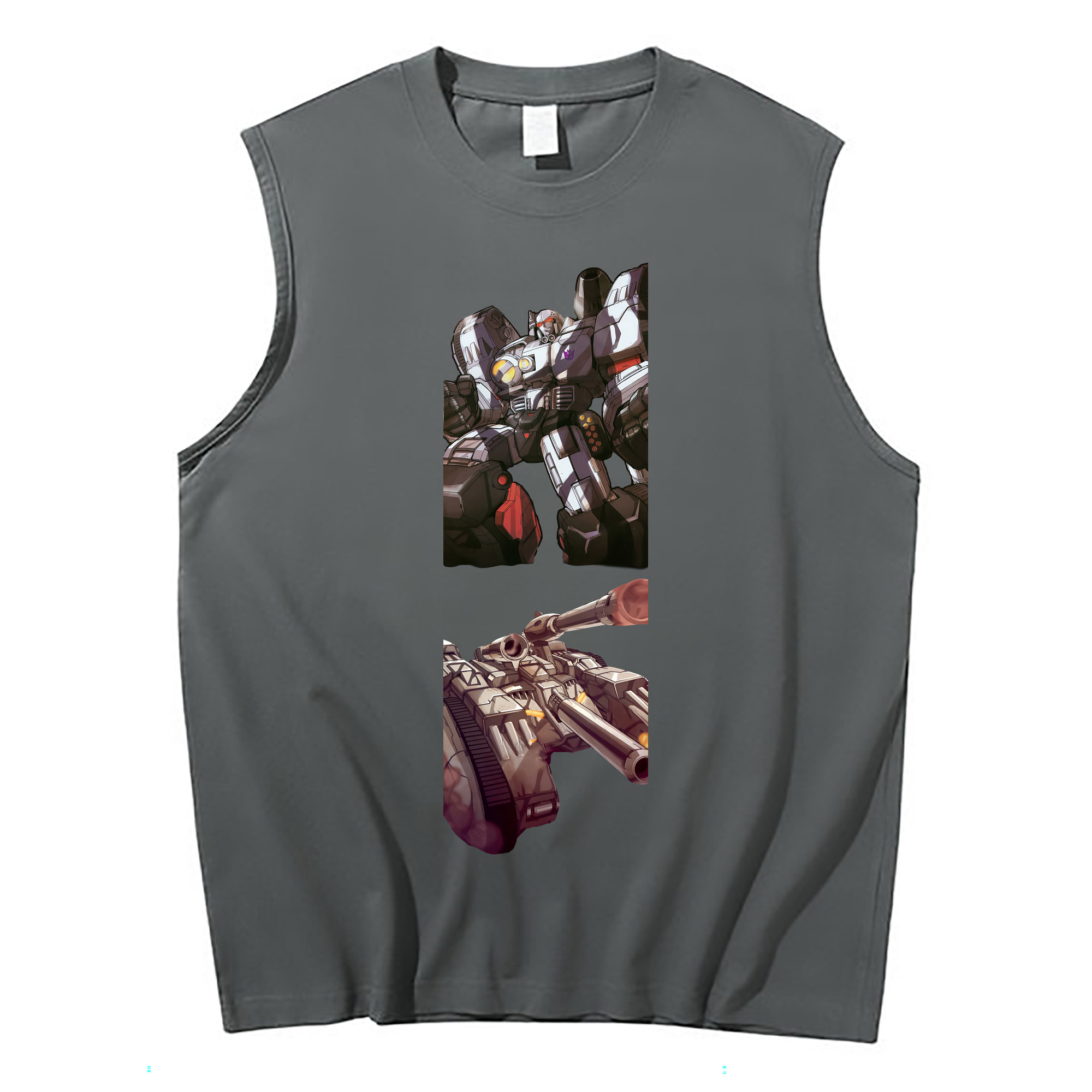 （画像用） Transformers トランスフォーマー コットン100％タンクトップ（フロントプリント）